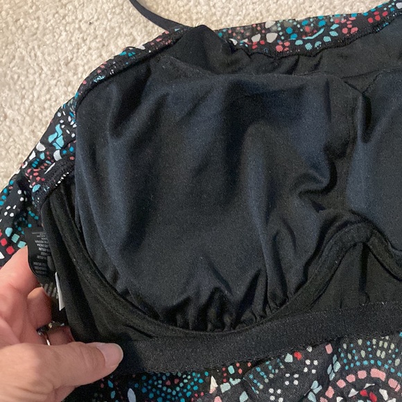 Coco Reef Bra Sized Tankini Top/Contours By Coco Reef High Waisted Bottoms - Picture 13 of 16